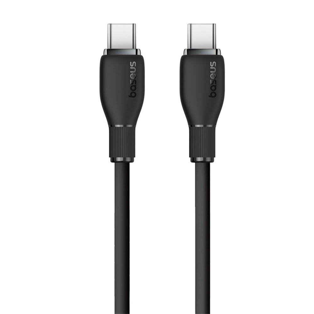 Baseus Pudding Series USB-C-kabel - USB-C 100W 1,2m - sort