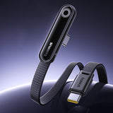 Baseus MVP 3 USB-C - USB-C 100W Cable Angled 1m - Black