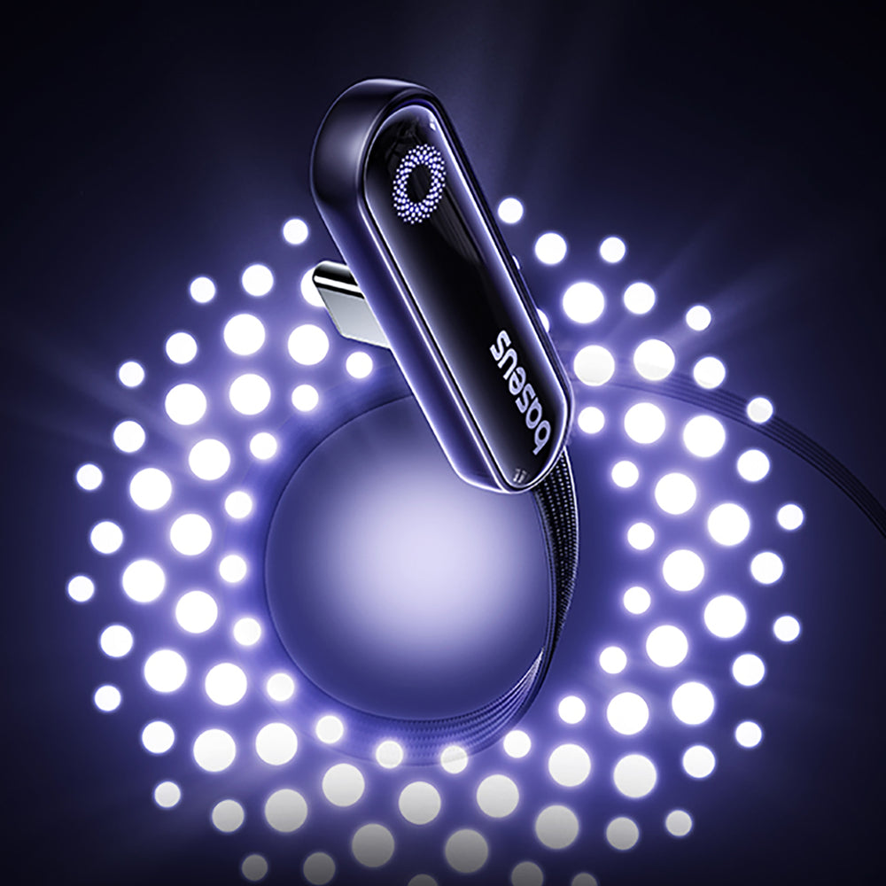 Baseus MVP 3 USB-C - USB-C 100W Cable Angled 1m - Black