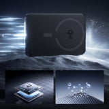 Baseus EnerFill FM12 10000mAh 22.5W Qi2 Power Bank MagSafe Kompatibel med Baseus Simple USB-C 20V/3A 30cm Kabel - sort