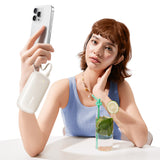 Baseus EnerFill FC21 Qpow 3 Ultra 10000mAh 22.5W Powerbank med tilkoblet kabel lanyard - beige