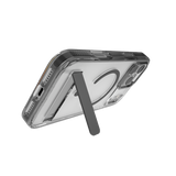 ZAGG Santa Cruz Snap KS MagSafe Case med stativ til iPhone 17 Pro Max - Klar og sort