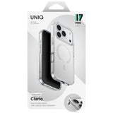 Uniq Clario Magclick Charging Case for iPhone 17 Pro - Transparent