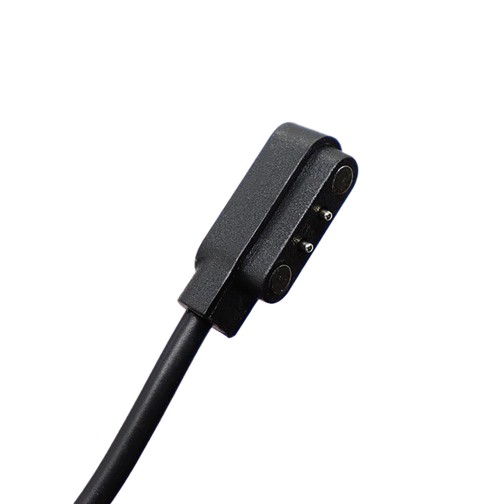 HUL-01 Magnetisk oplader 2-pin 2,8 mm til 60 cm Smartwatches   Sort