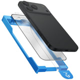 Uniq Optix Exofit Vivid tempereret glas til iPhone 17 Pro med applikator