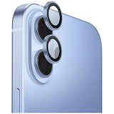 Uniq Optix Aluminium Camera Lens Protector til iPhone 17 med Applicator - Blå
