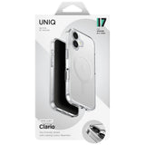 Uniq Clario Magclick Charging Case for iPhone 17 - Transparent