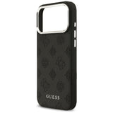 Guess Peony Hot Stamp Script MagSafe Case til iPhone 17 Pro Max - sort