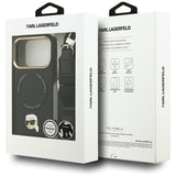 Karl Lagerfeld Big Strap Karl Metal Logo MagSafe Case til iPhone 17 Pro - sort