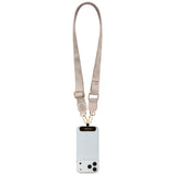 Guess Universal CBDY 4G Tether Patch Strass Metal Logo Telefon Lanyard - Pink