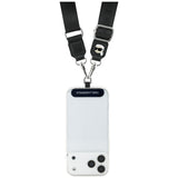 Karl Lagerfeld Universal Strap Tether Patch Karl Metal Logo Telefon Lanyard - sort