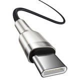 Kabel USB-C til USB-C Baseus Cafule, 100W, 1m (sort)