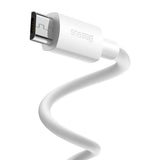 Baseus Simple Wisdom Data Cable Kit USB til Micro 2.1A (2PCS/Set) 1.5m Hvid