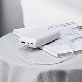 Baseus Simple Wisdom Data Cable Kit USB til Micro 2.1A (2PCS/Set) 1.5m Hvid