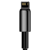 Baseus Tungsten Gold Cable USB til iP 2.4A 1m (sort)