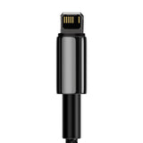 Baseus Tungsten Gold Cable USB til iP 2.4A 2m (sort)