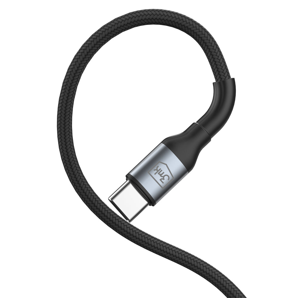 3mk Hyper Cable 3mk Hyper Cable N-SERIES USB-A / USB-C 1m 9V/2A 18W QC 3.0 / black