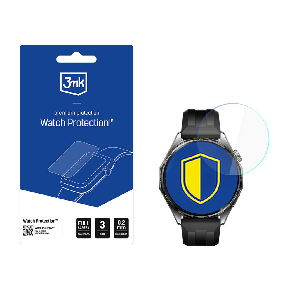 3mk Watch Protection FlexibleGlass hybrid glas til smartwatch skærmen til Huawei Watch GT 6 46 mm
