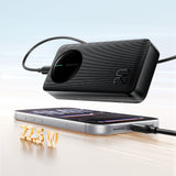 Joyroom JR-PBF14 Pro Powerbank 22.5W 20000mAh med Digital Display 2x USB-A 1x USB-C - sort