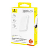 Baseus EnerFill FP21 Power Bank 10000mAh 22.5W USB-A - USB-C - White