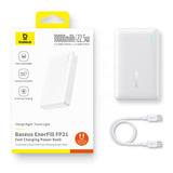 Baseus EnerFill FP21 Power Bank 10000mAh 22.5W USB-A - USB-C - White