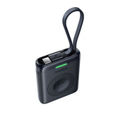 Baseus EnerFill FW11 5W Power Bank for Apple Watch with Built-in Cable - Black