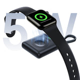 Baseus EnerFill FW11 5W Power Bank for Apple Watch with Built-in Cable - Black