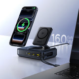 Baseus Nomos NH21 Qi2 160W 4-in-1 Wireless Charging Station with Retractable Cable - Black