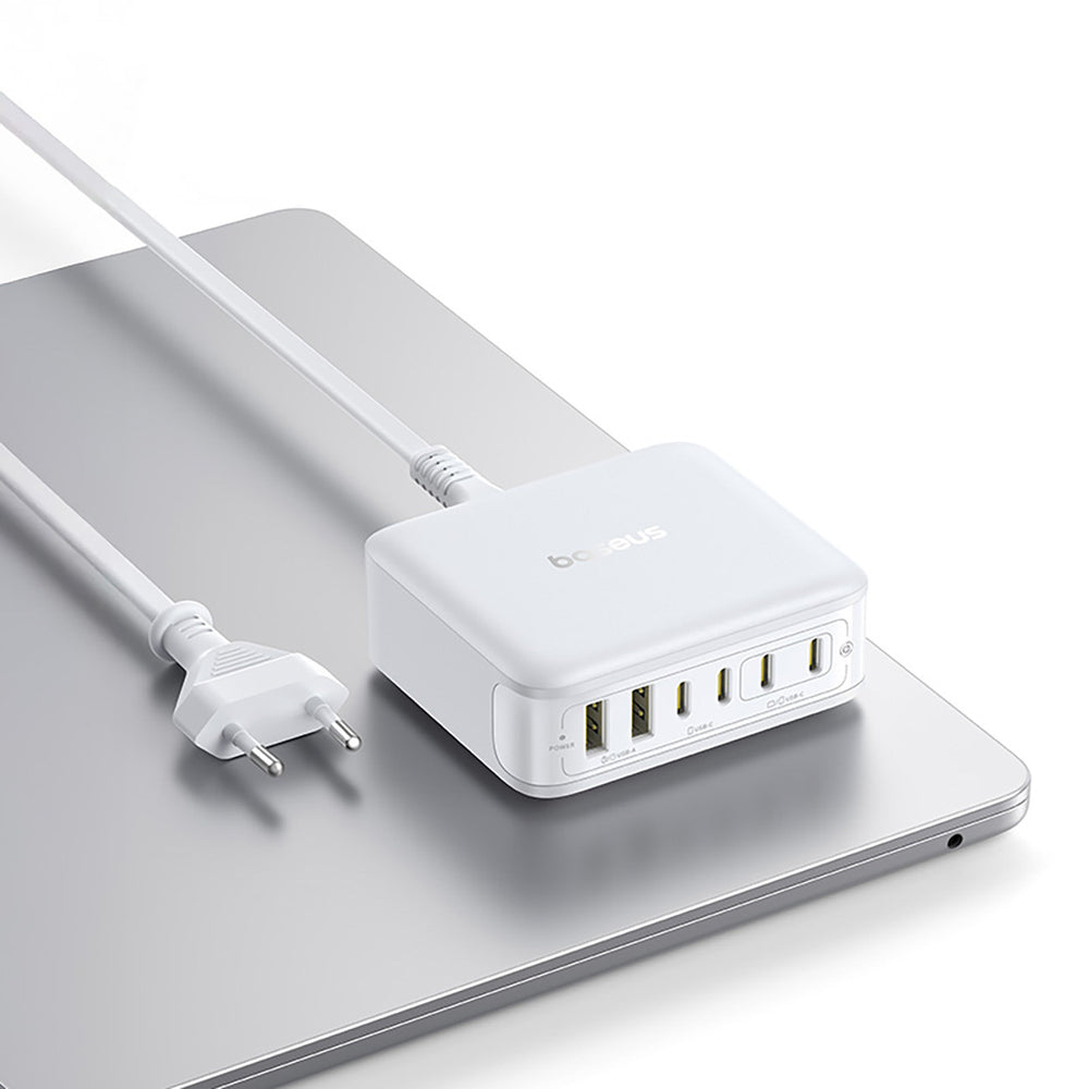 Baseus EnerFill FH21 120W Charging Station 4xUSB-C + 2xUSB-A - White