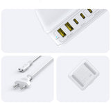 Baseus EnerFill FH21 120W Charging Station 4xUSB-C + 2xUSB-A - White