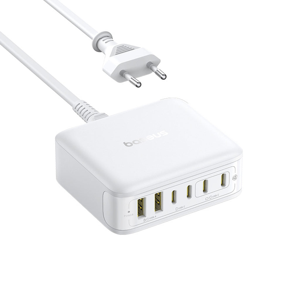 Baseus EnerFill FH21 120W Charging Station 4xUSB-C + 2xUSB-A - White