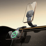 Baseus PrimeTrip C03Pro Dashboard Car Holder with Wireless Charger Compatible with MagSafe - Black