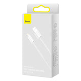 Baseus Dynamic Series 2.4A USB-A - Lightning kabel 1m - hvid