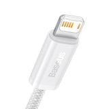 Baseus Dynamic Series 2.4A USB-A - Lightning kabel 1m - hvid