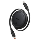 Baseus Free2Pull 60W USB-C Retractable Cable - USB-C 1m - Black