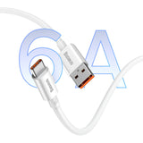 Baseus Superior Series USB-A - USB-C 100W Kabel 1m - Hvid
