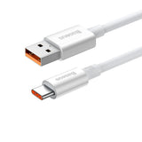 Baseus Superior Series USB-A - USB-C 100W Kabel 1m - Hvid