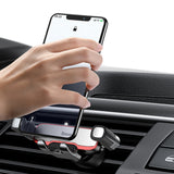 Baseus Lateral Gravity Car Holder - Silver