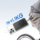Baseus MagPro 3 Magnetic Wallet med Stativ Kompatibel med MagSafe - sort