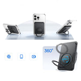 Baseus MagPro 3 Magnetic Wallet med Stativ Kompatibel med MagSafe - sort