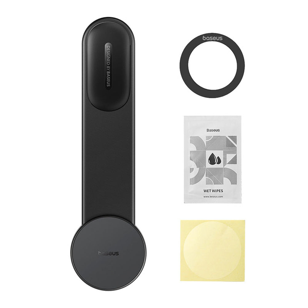 Baseus PrimeTrip C02 car holder for dashboard, adhesive - black
