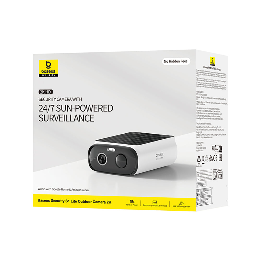Baseus Security S1 Lite 2K Outdoor Camera - White