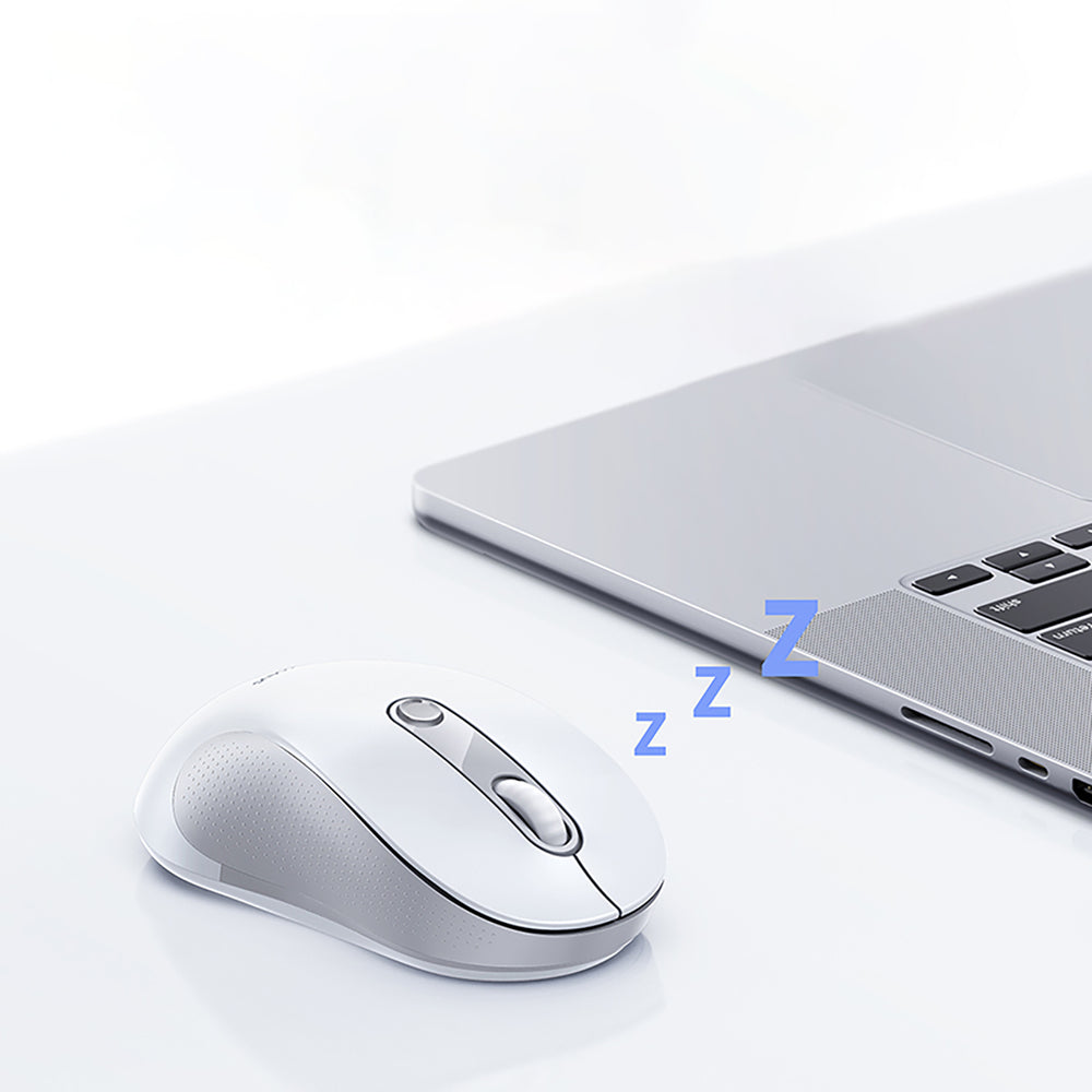 Baseus F02 Ergonomic Wireless Mouse USB 2.4GHz - White