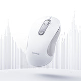 Baseus F02 Ergonomic Wireless Mouse USB 2.4GHz - White