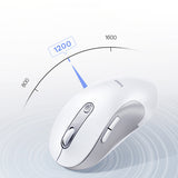 Baseus F02 Ergonomic Wireless Mouse USB 2.4GHz - White