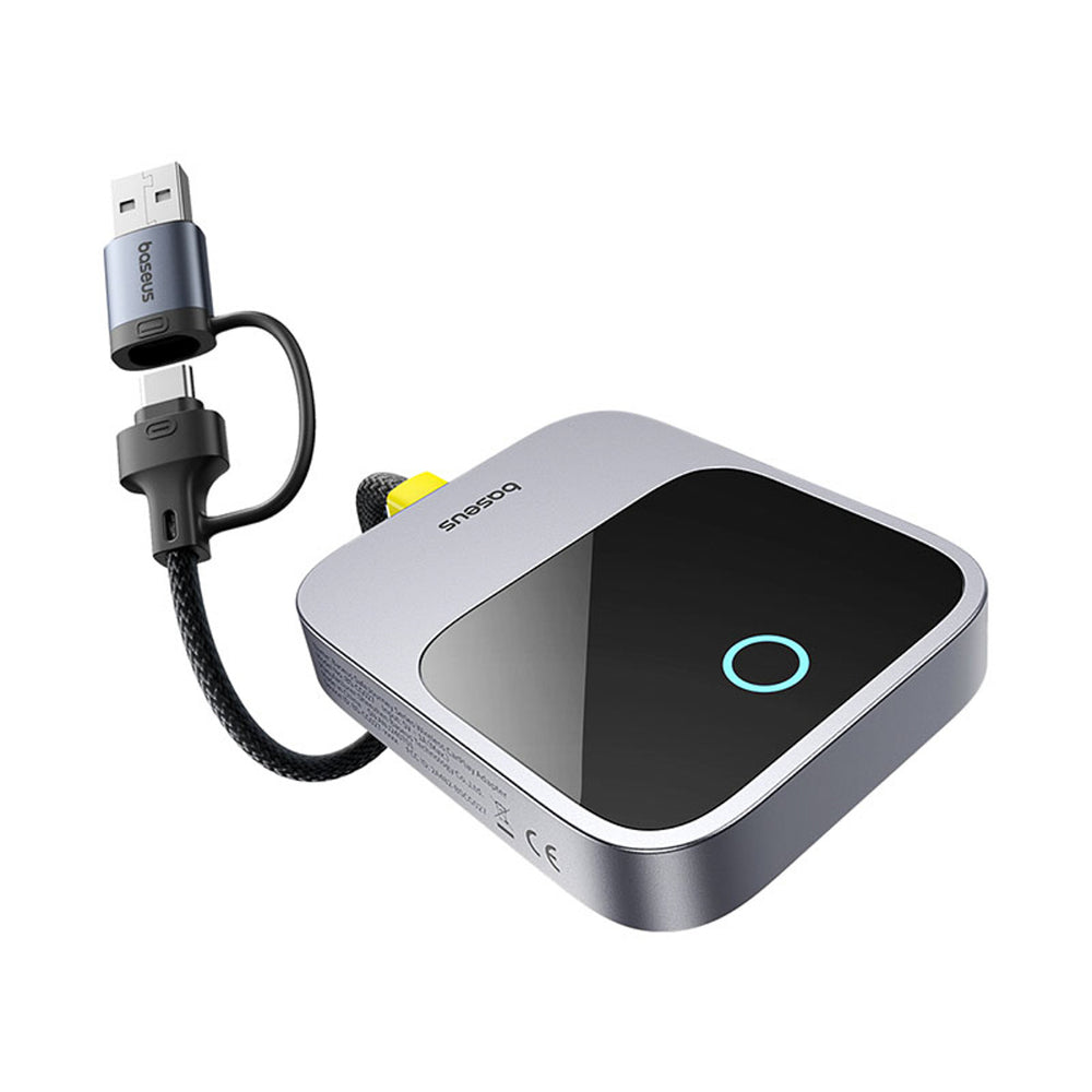 Baseus SafeJourney Series Wireless CarPlay Adapter - Gray