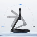 Baseus EnerFill FF11 15W Foldable Inductive Charger with 20W Wall Charger and 1m USB-C Cable - Black