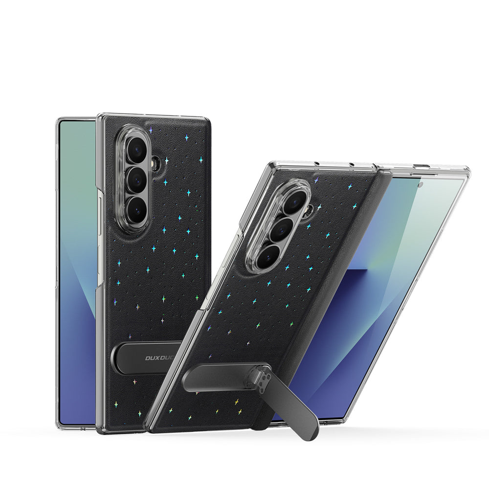 Dux Ducis Stex Case til Samsung Galaxy Z Fold 7 med 360° Stand - sort