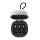 3-slot vandtæt oplader Telesin Allin boks + 2 batterier til GoPro Hero 12 / 11 / 10 / 9