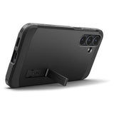 Spigen Tough Armor Mag MagSafe Case til Samsung Galaxy S25 FE - sort og gul